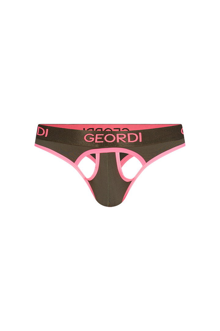 Tanga brasilera Geordi Ref GG05D2 en microfibra premium