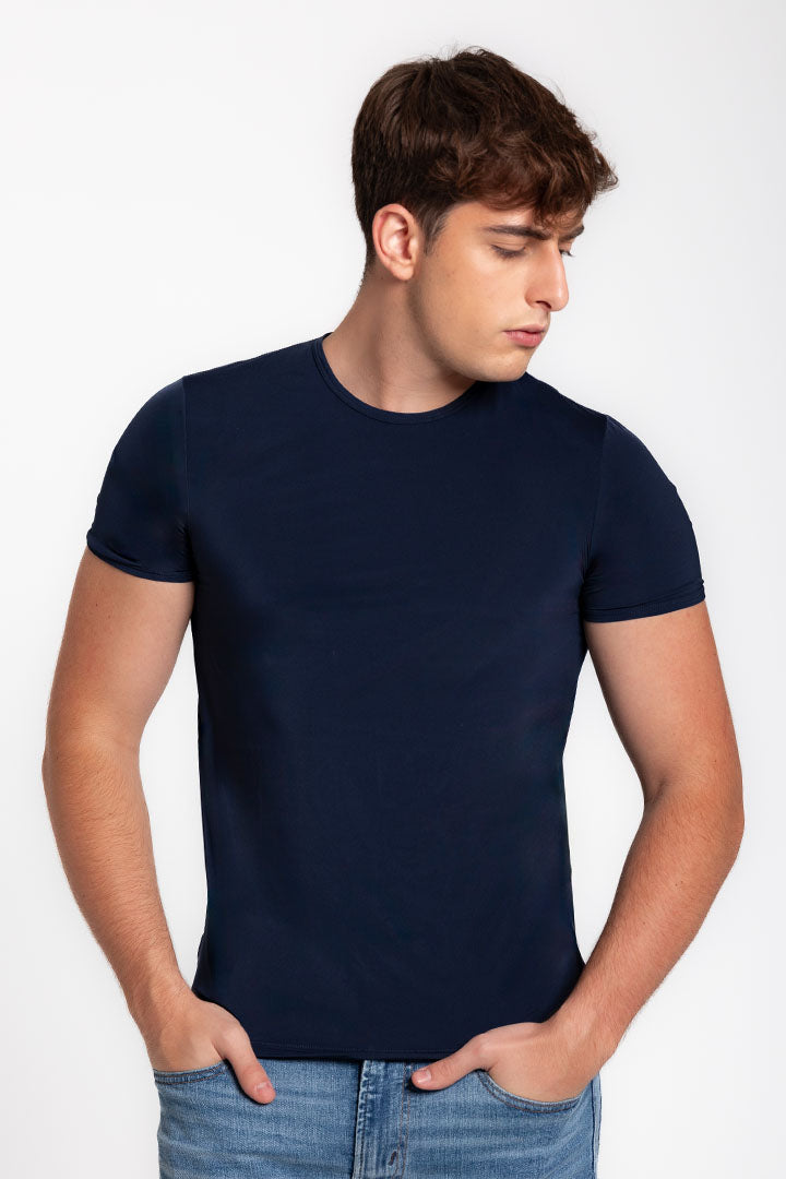 Camiseta cuello redondo (3986)