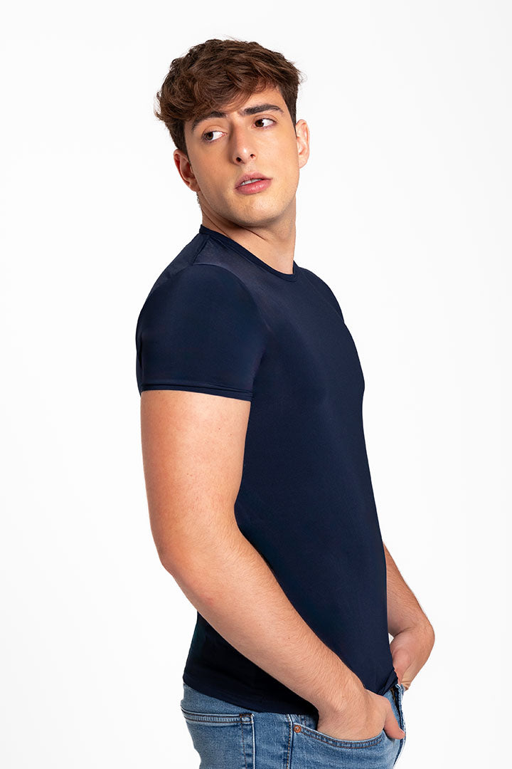 Camiseta cuello redondo (3986)