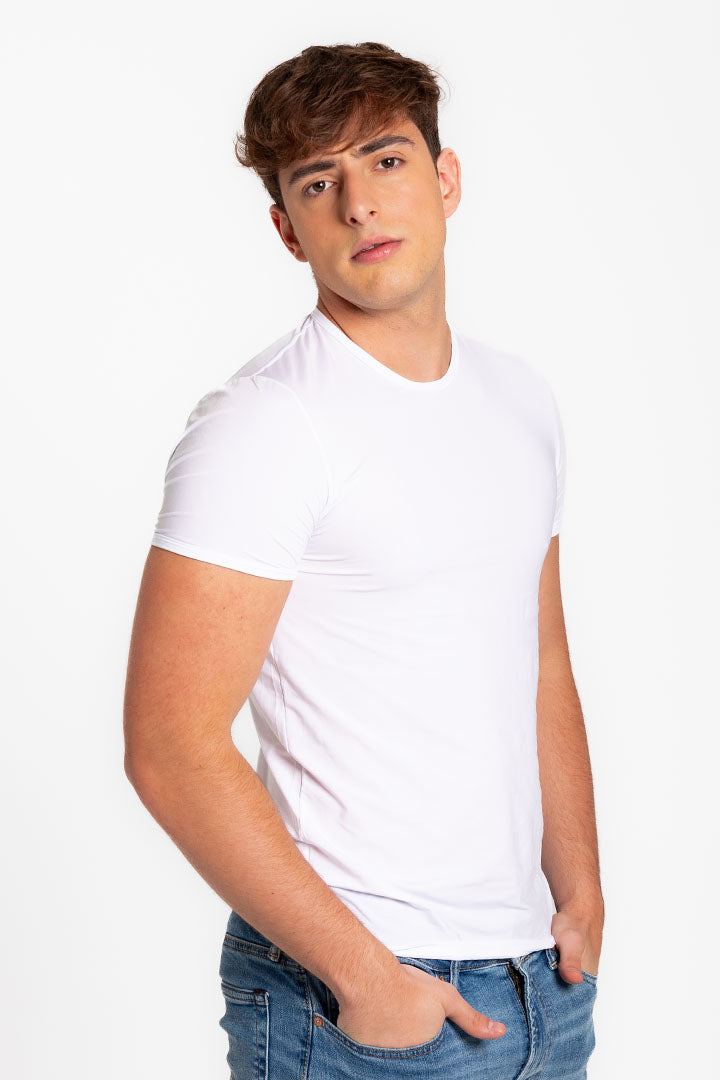 Camiseta cuello redondo (3986)