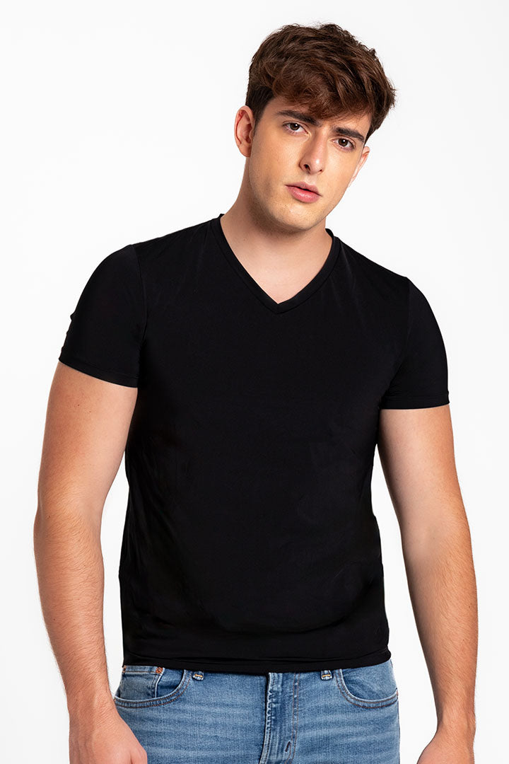Camiseta cuello V (3987)