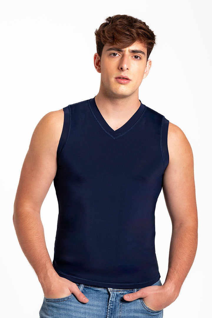 Camiseta cuello V (3995)