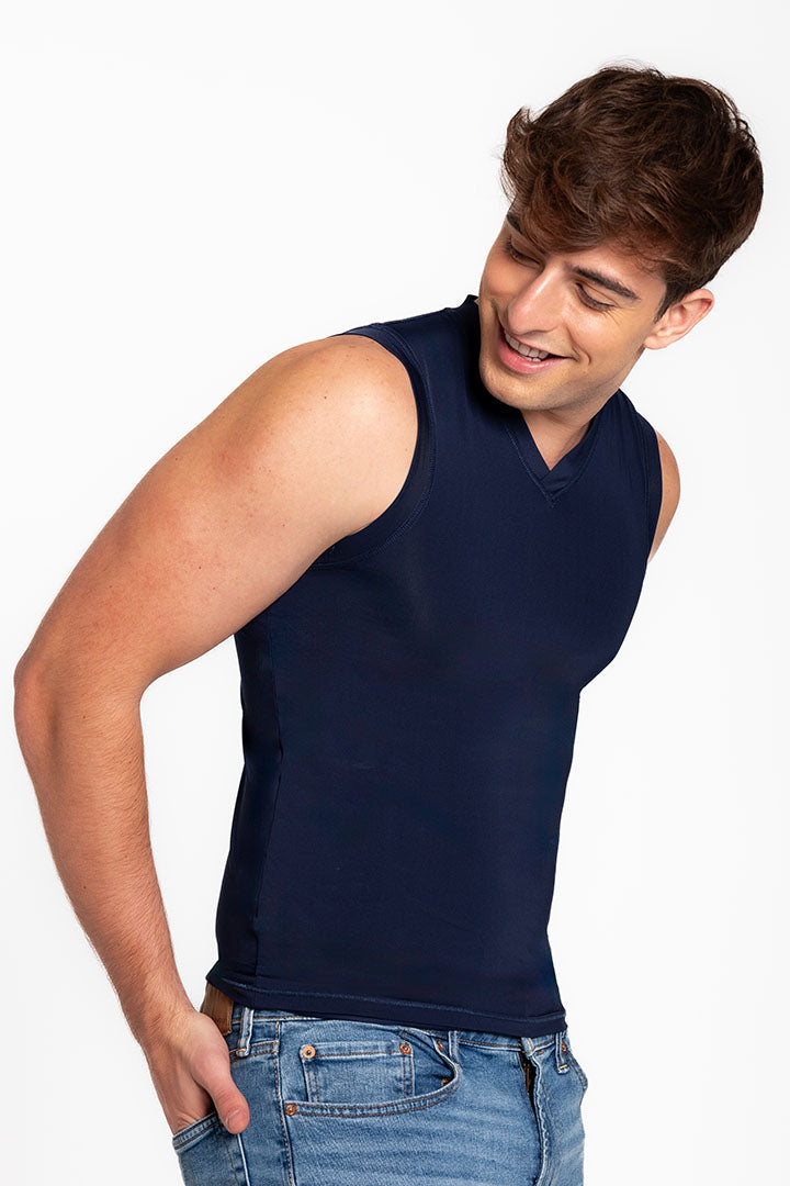 Camiseta cuello V (3995)