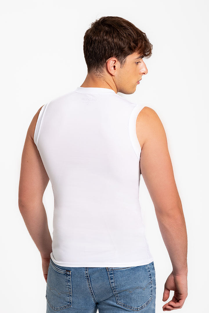 Camiseta cuello V (3995)