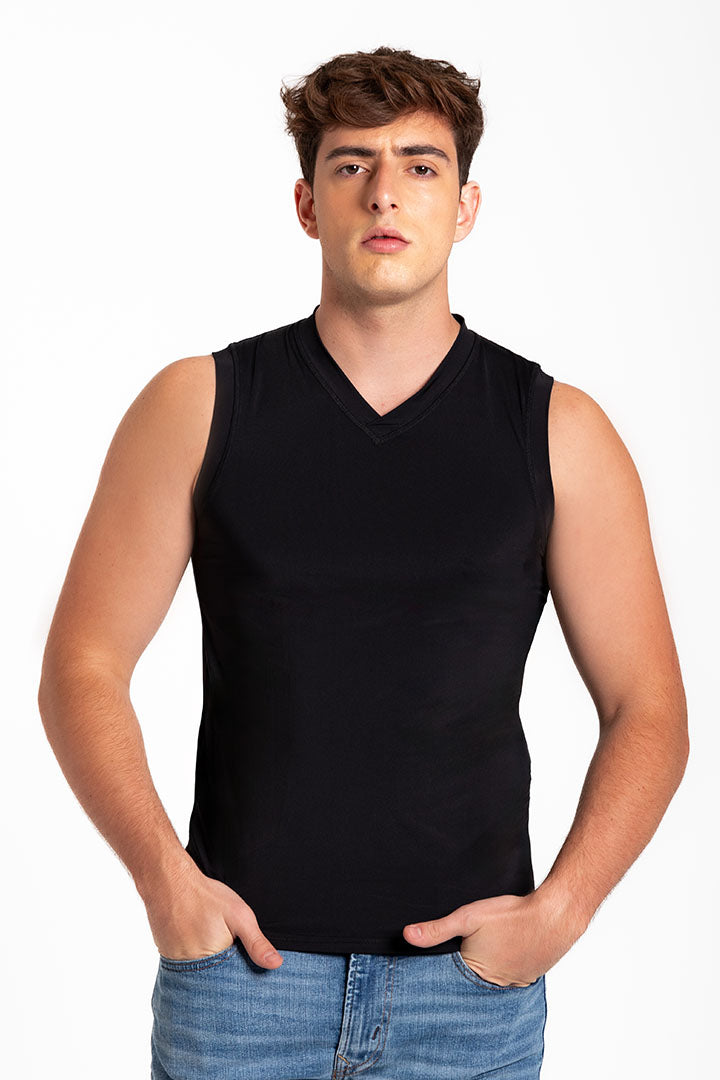 Camiseta cuello V (3995)