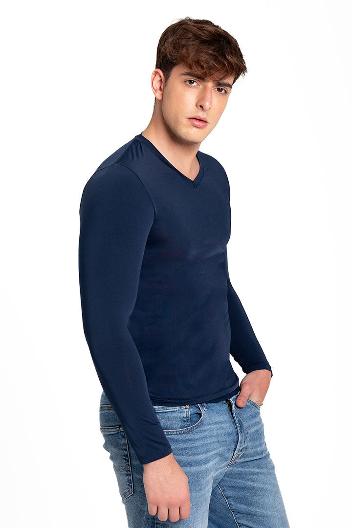 Camiseta cuello V (4137)