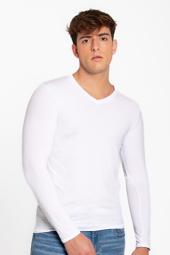 Camiseta cuello V (4137)