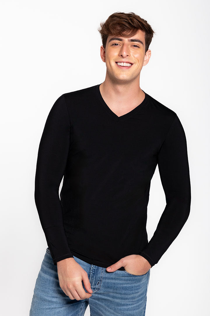 Camiseta cuello V (4137)