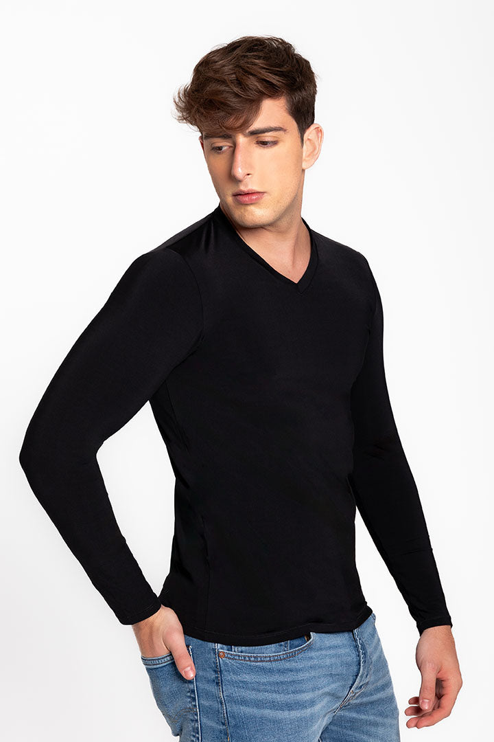 Camiseta cuello V (4137)