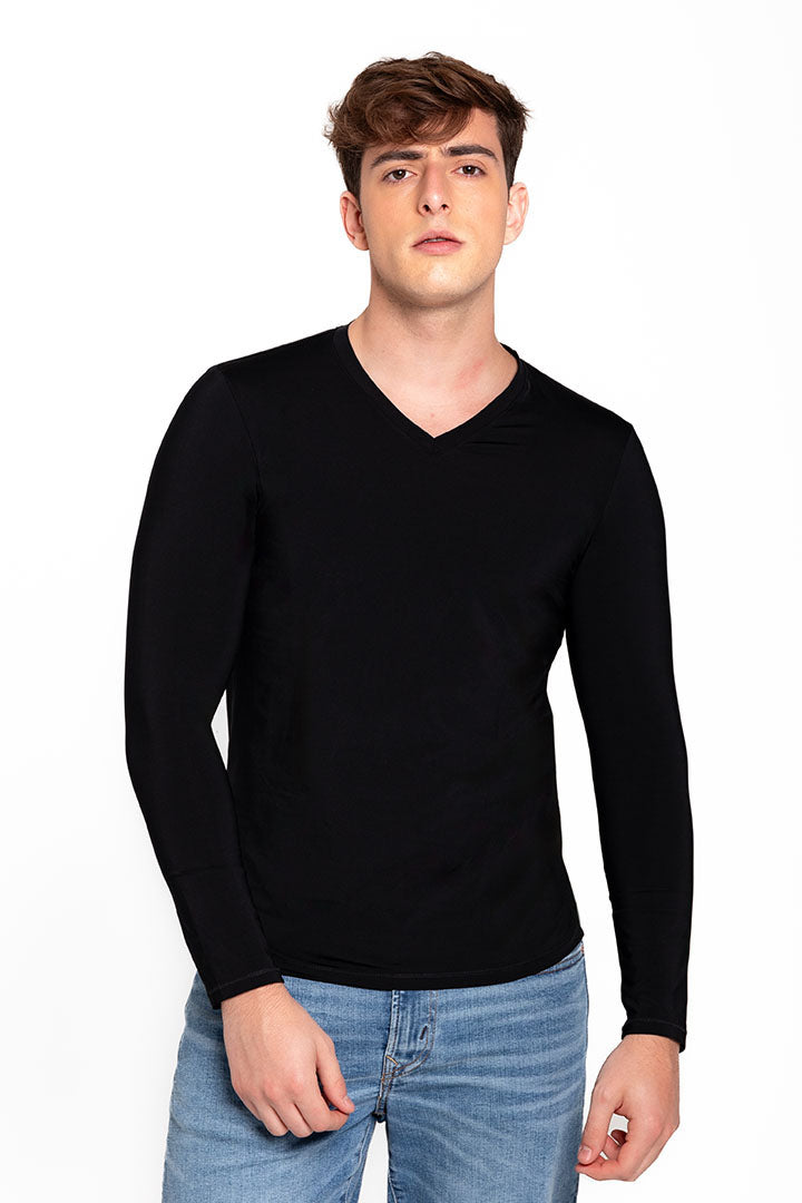 Camiseta cuello V (4137)