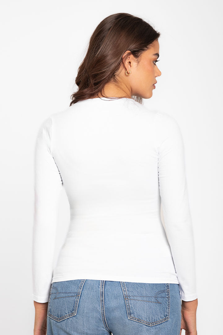 Camiseta cuello V (4306)